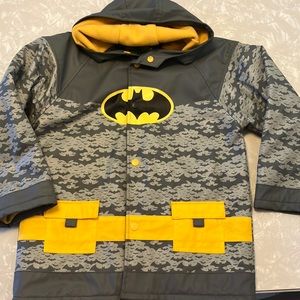 Sz 6 Batman rain coat, like new condition